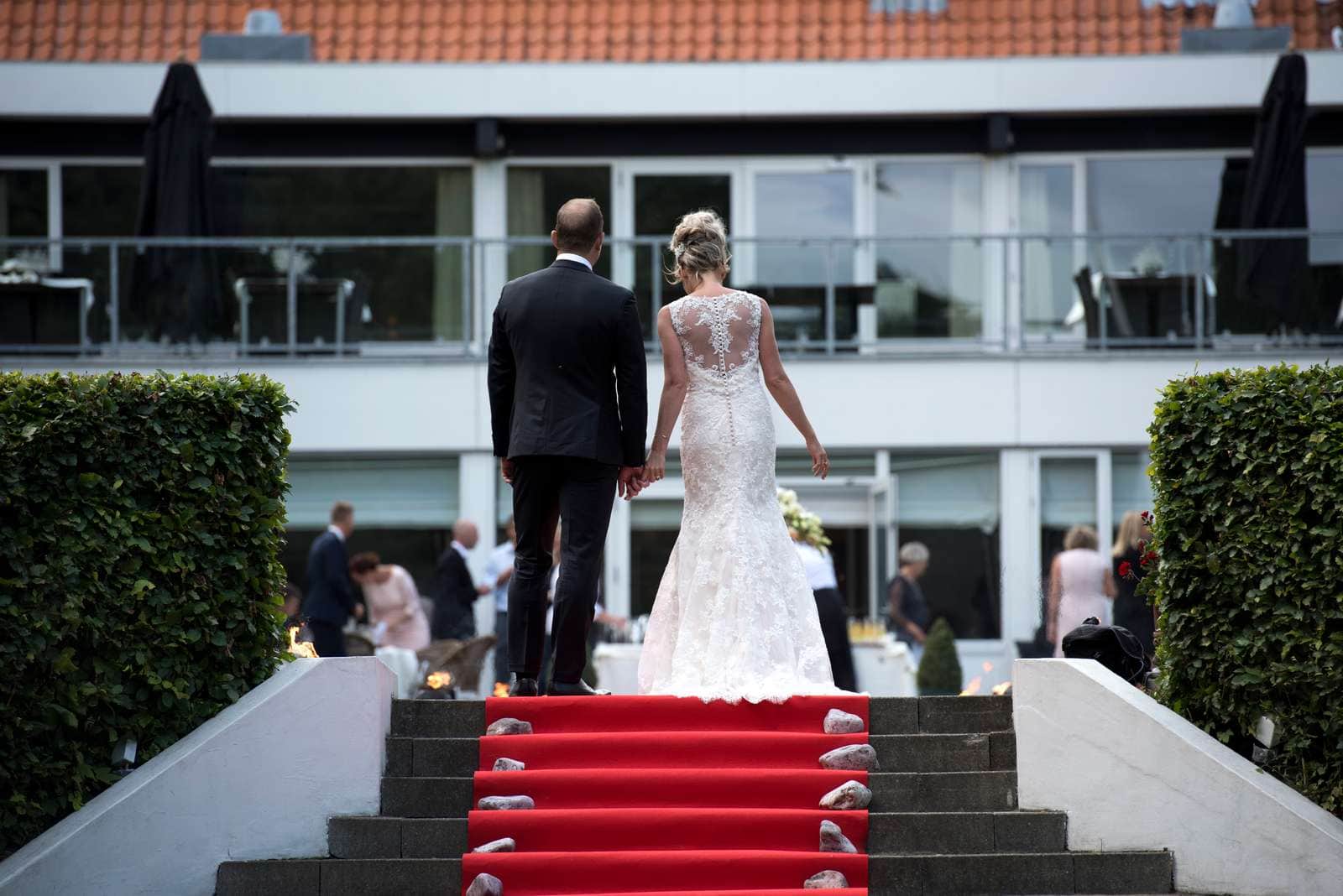 Bryllupsreception. Hotel Scheelsminde. Foto: © Michael Bo Rasmussen / Baghuset. Dato: 06.08.16